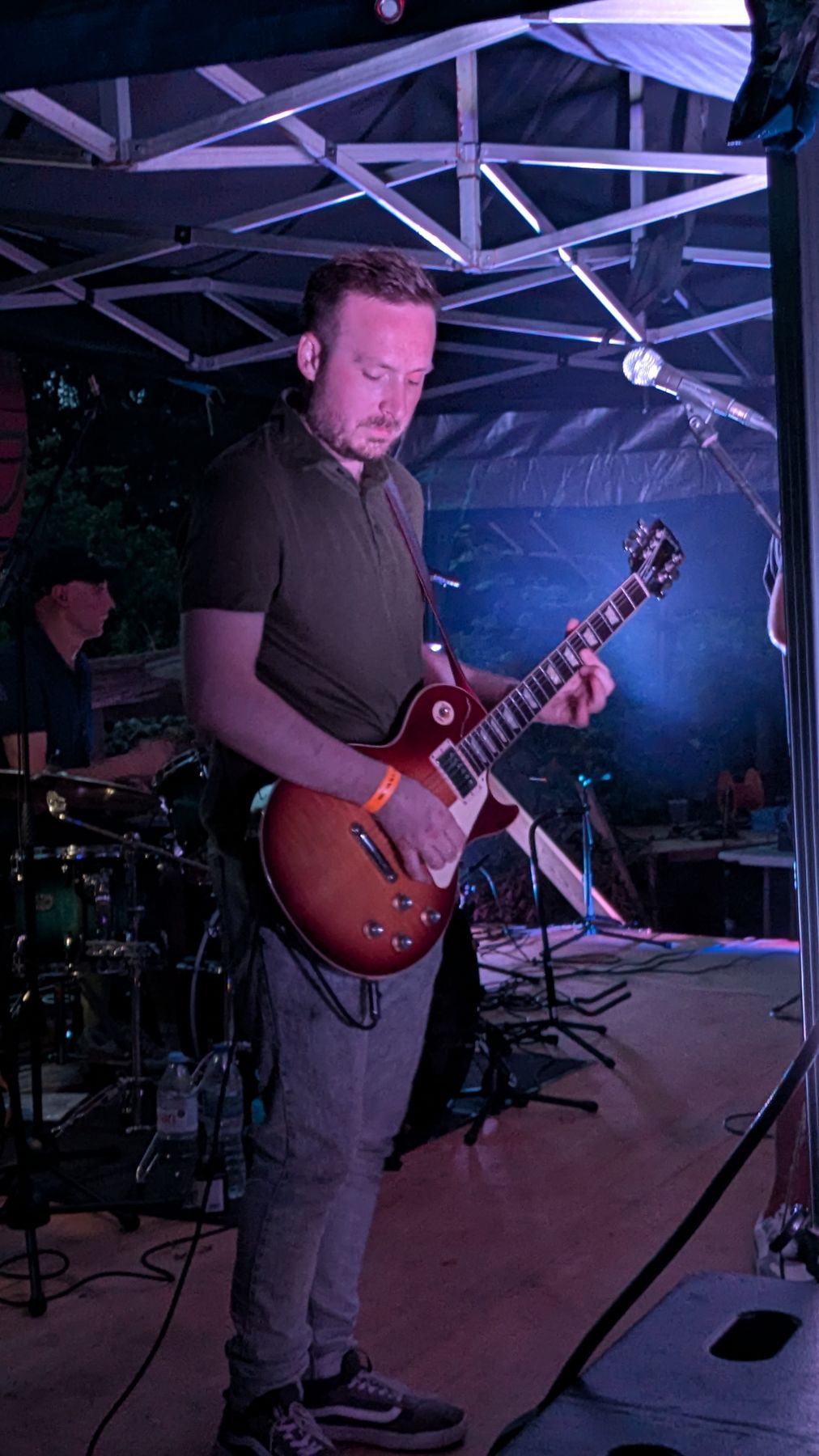 Guitarist performing with The Ruby Skies